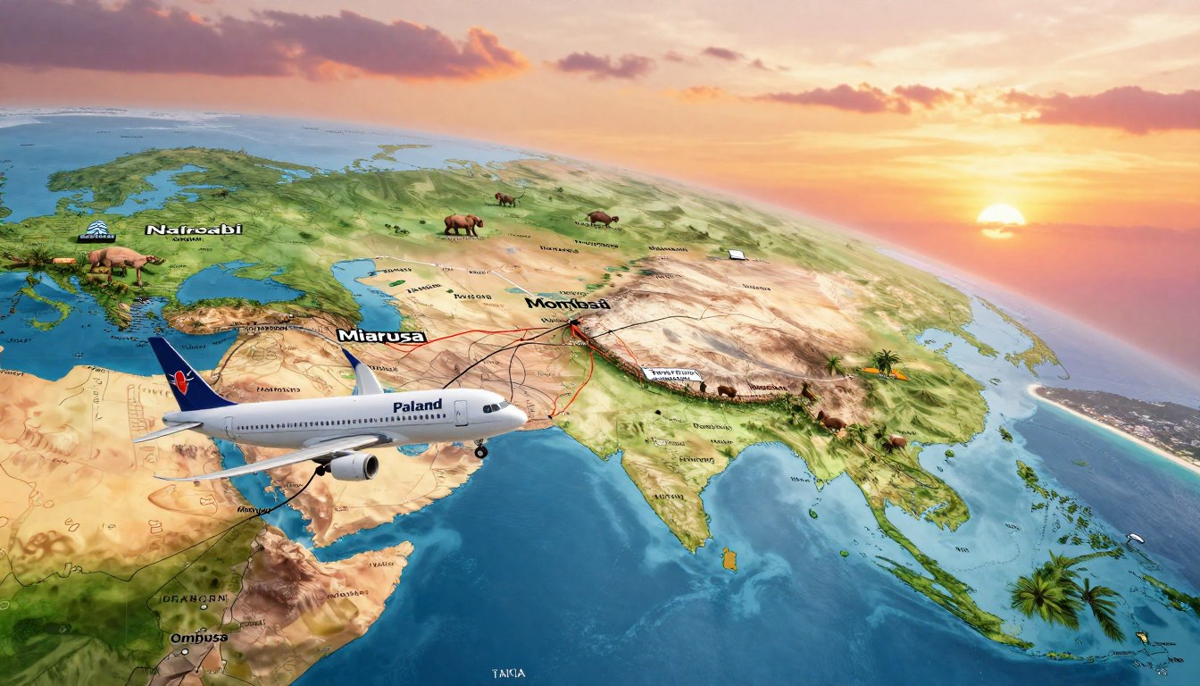 Ile trwa lot do Kenii