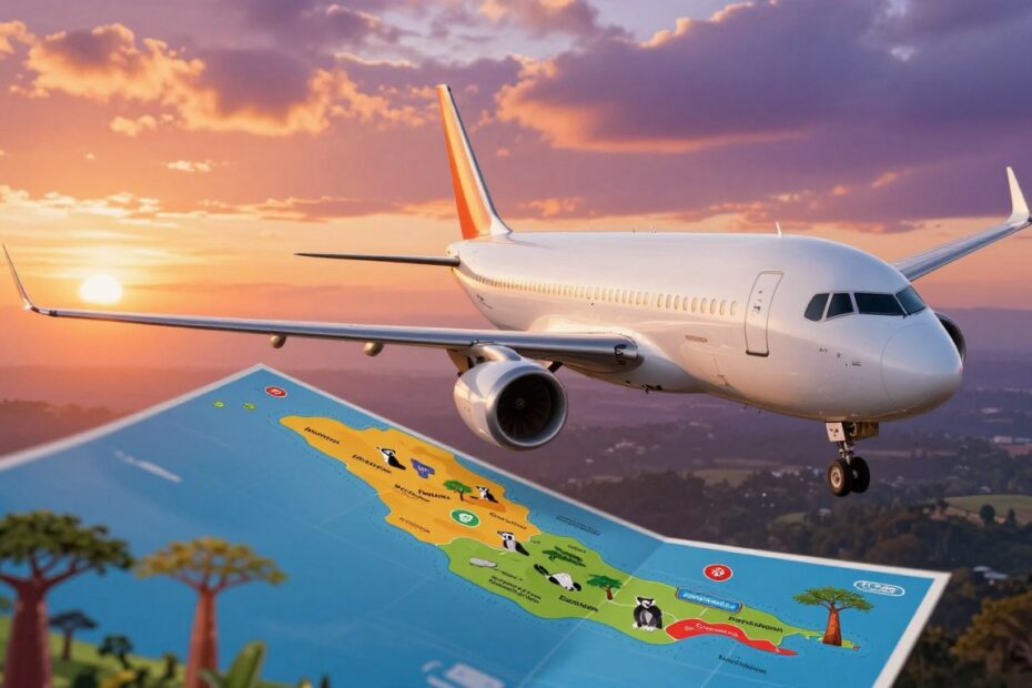 Ile trwa lot na Madagaskar