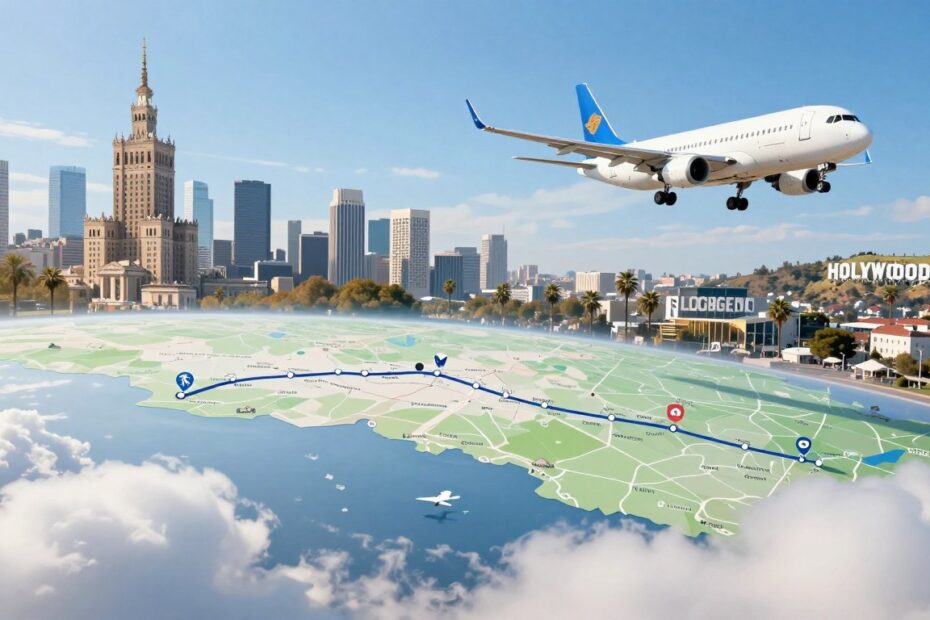 Ile trwa lot z Warszawy do Los Angeles