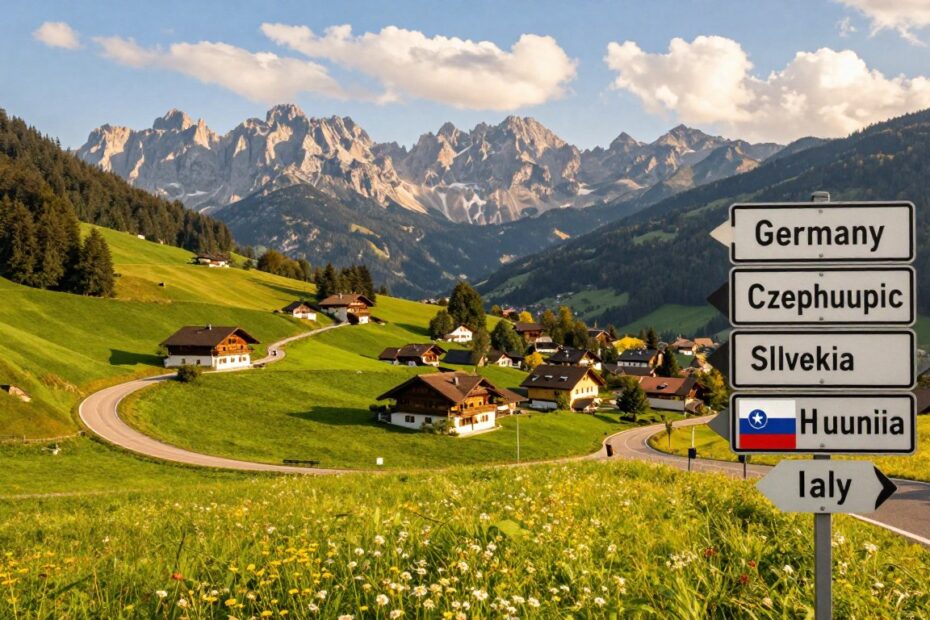 Z kim graniczy Austria