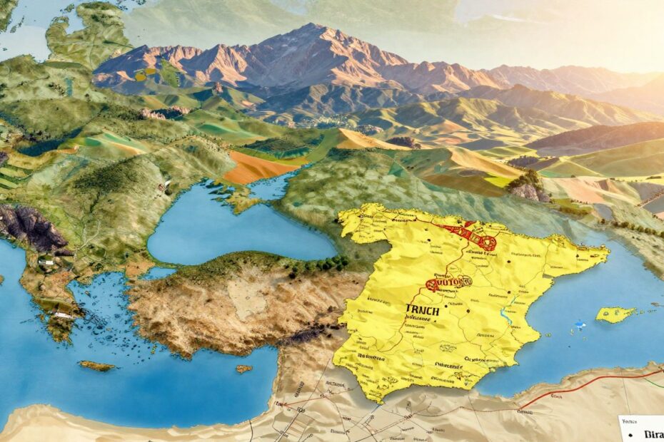 Z kim graniczy Hiszpania