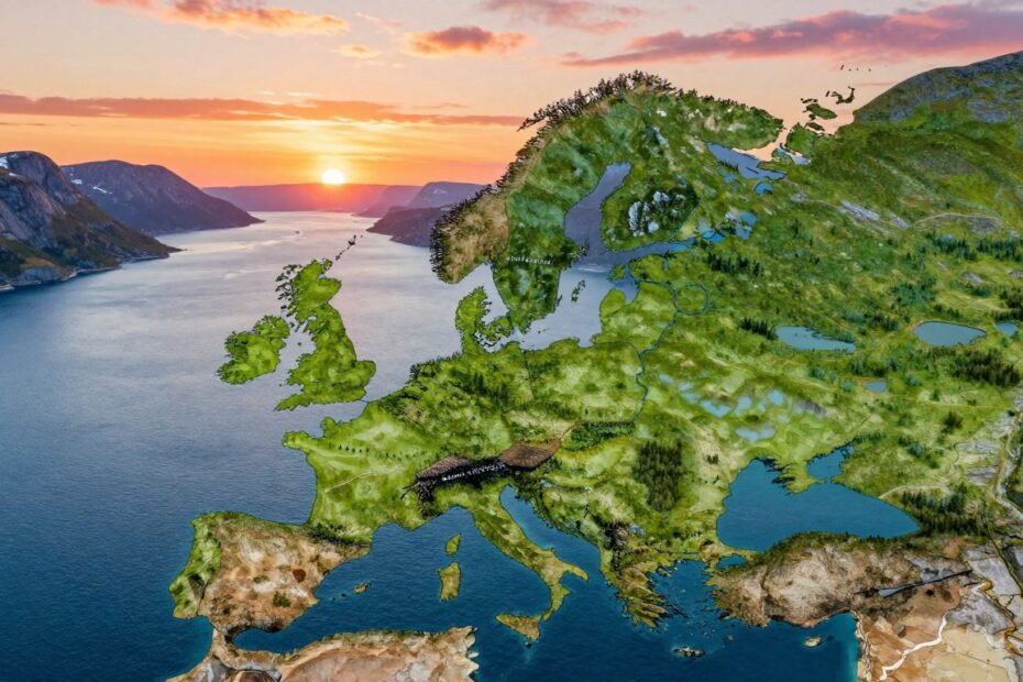 Z kim graniczy Norwegia