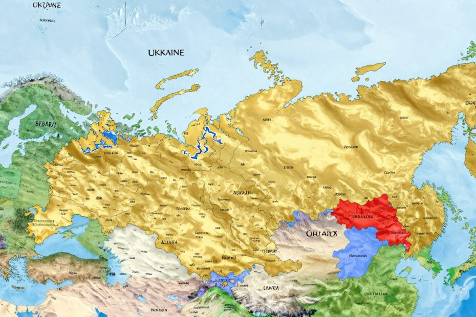 Z kim graniczy Rosja – mapa