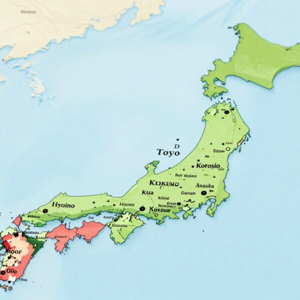 Gdzie leży Japonia – położenie wysp, regiony i najważniejsze informacje geograficzne