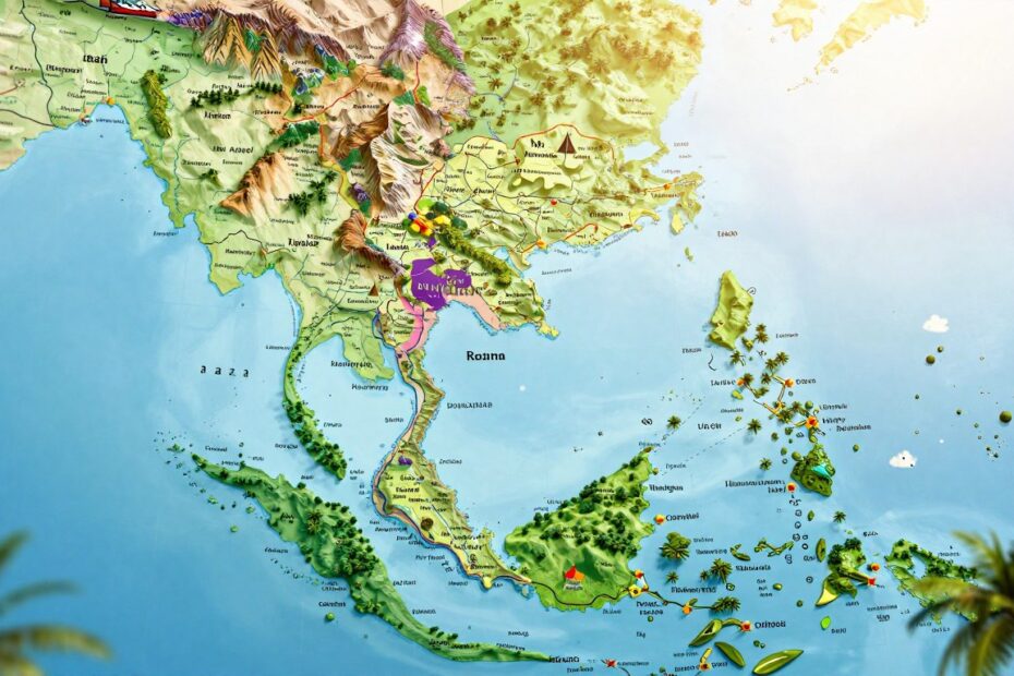 Gdzie leży Tajlandia