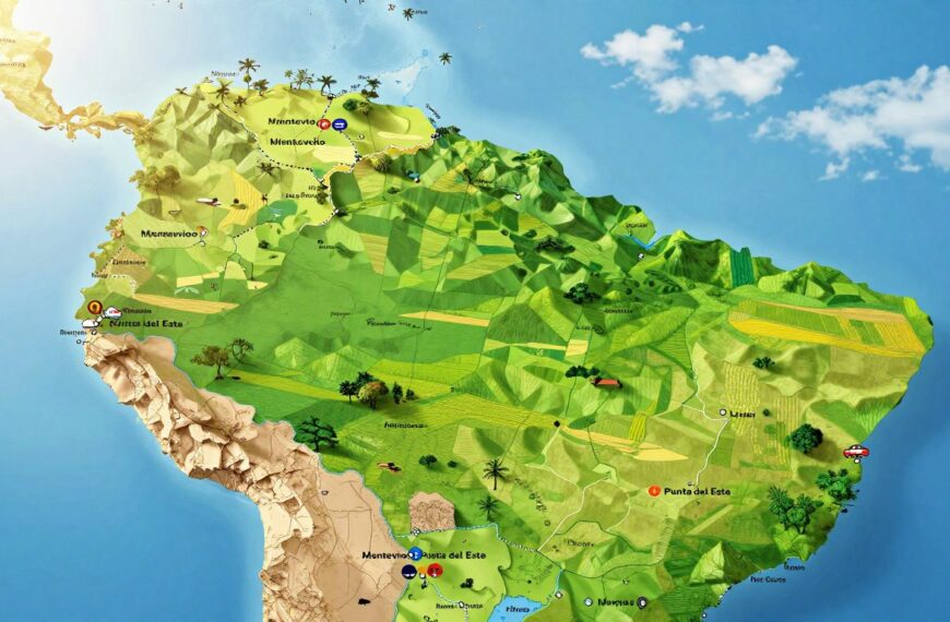 Gdzie leży Urugwaj – położenie w Ameryce Południowej i najważniejsze informacje