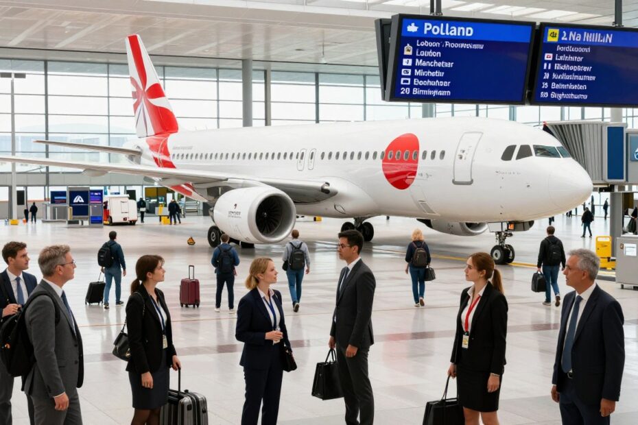 Ile trwa lot z Anglii do Polski